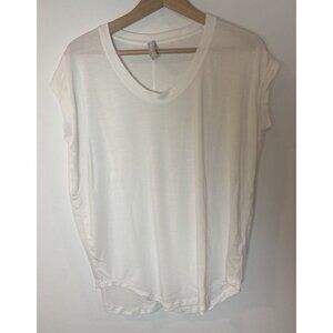 Athleta Couldlight Stratus T Shirt Athletic Cream Size Small S